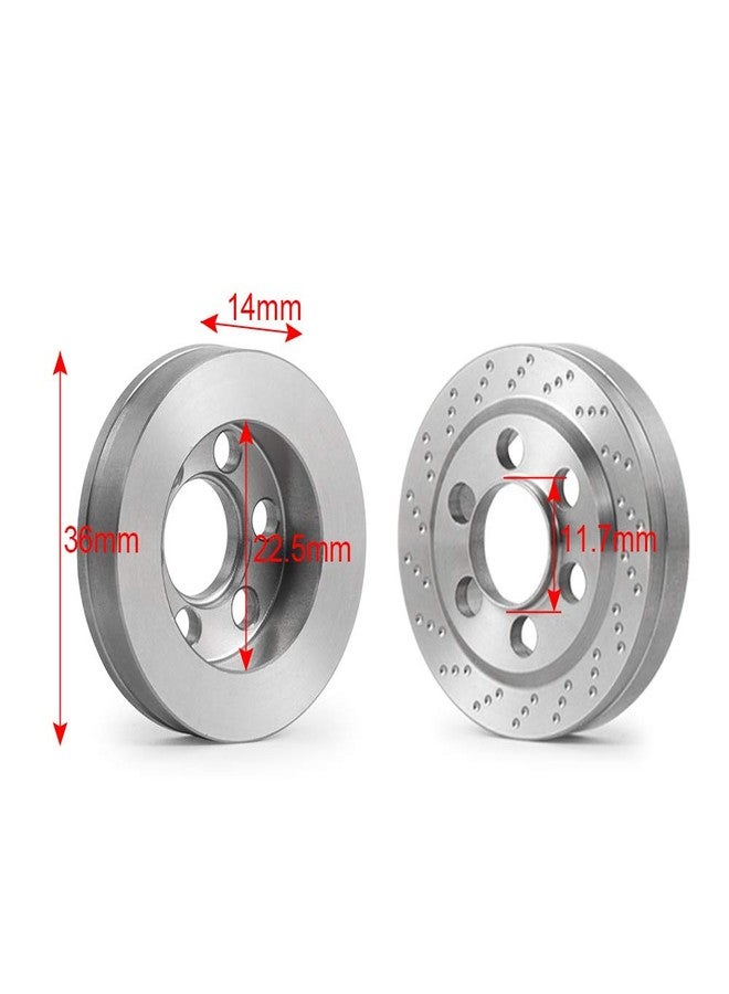 QUE-T 4pcs Heavy Duty Wheel Weights for 1/10 RC 1.9" Beadlock Rims Crawler - Image 2